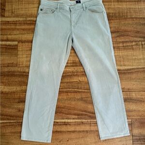 AG Adriano Goldschmied Light Gray Pants